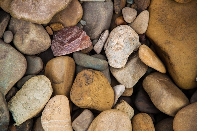 Foto textura de pedras do rio