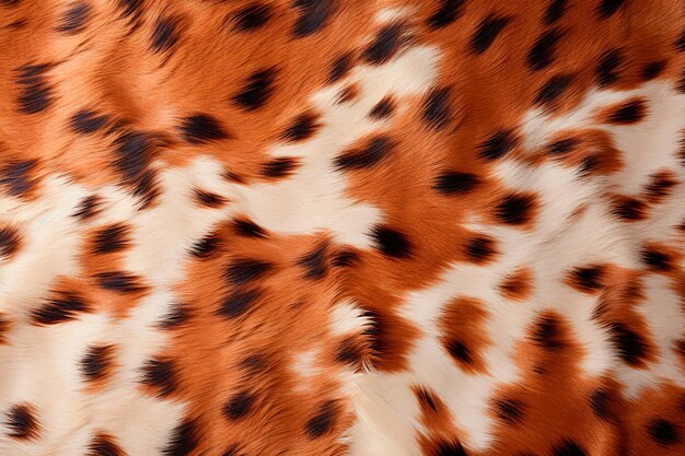 Foto textura de pele de animal manchada em fundo de perto