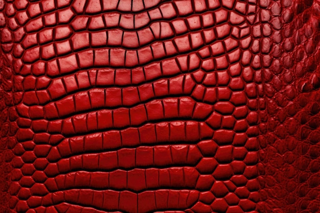 Textura de pele de crocodilo vermelho vintage
