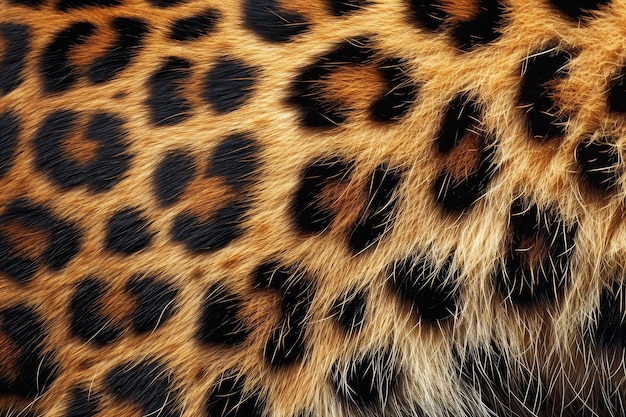 Textura de pele de leopardo em close-up