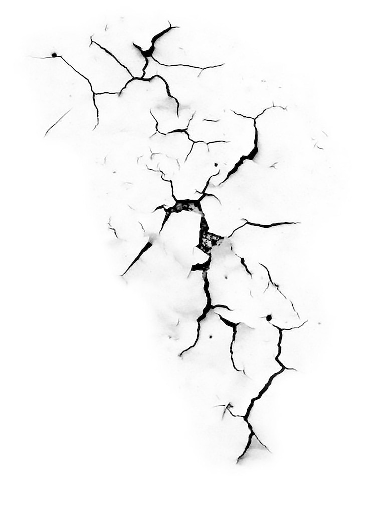Foto textura de pintura rachada