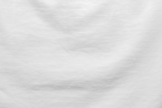 Textura de poliéster de pano de tecido de cor branca e fundo têxtil
