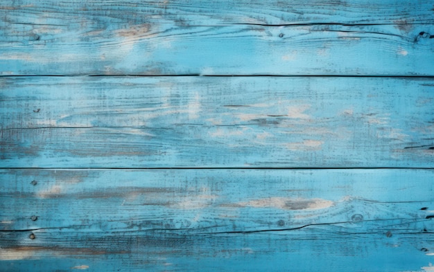 Textura de prancha de madeira azul desgastada