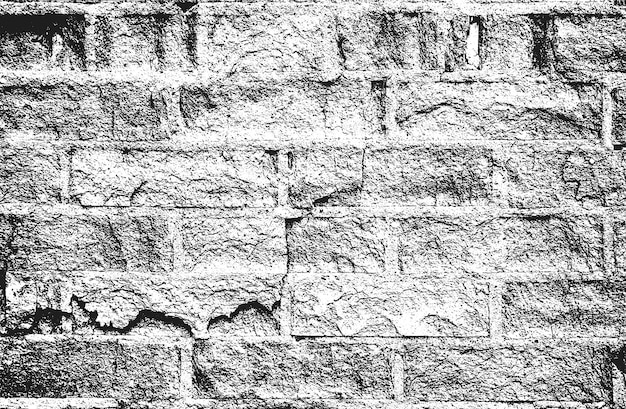 Textura de sobreposição angustiada da velha parede de tijolos com fundo grunge