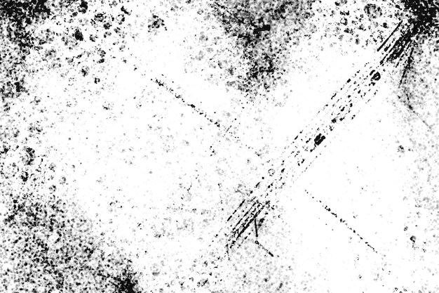 Textura de sobreposição de socorro grunge preto e branco. Superfície de poeira abstrata e parede áspera e suja