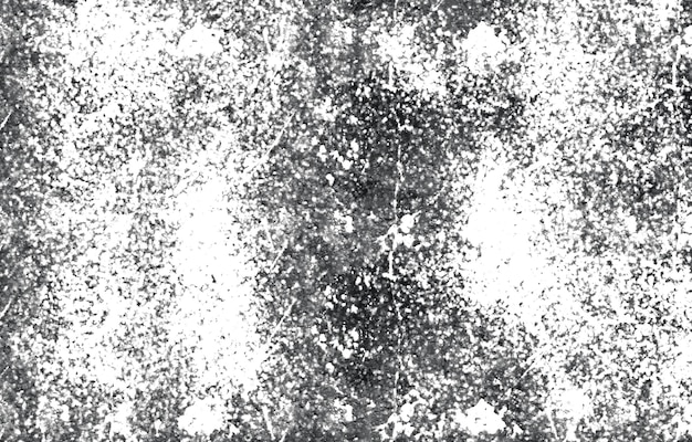 Textura de sobreposição desgastada de metal enferrujado descascado Grunge Preto e branco textura urbana escura bagunça
