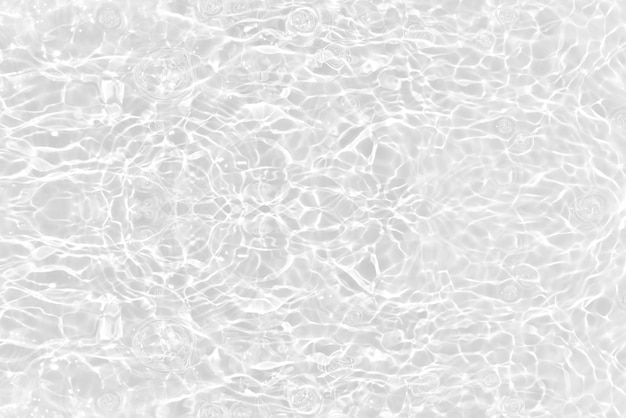 Textura de superfície de água branca com ondulações salpicos e bolhas fundo de bandeira de verão abstrato