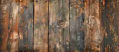 Foto textura de superfície de madeira desgastada pintada de castanho