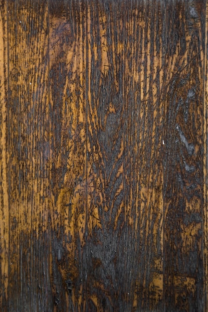 Textura de superfície de madeira marrom escura
