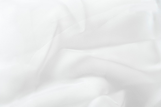 Textura de tecido branco Plano de fundo branco