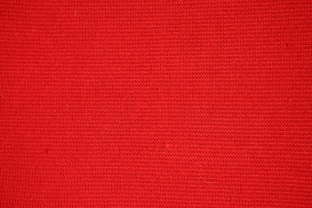 Textura de tecido de lã vermelho.