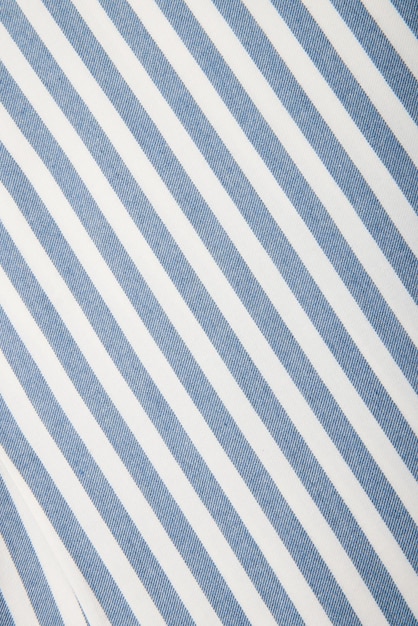 Foto textura de tecido de listras brancas e azuis com espaço para cópia