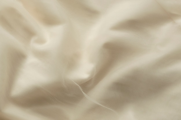 Textura de tecido de tule marfim