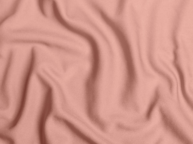 Textura de tecido de veludo cor de ouro rosa usada como pano de fundo fundo de tecido de ouro rosa vazio de um macio