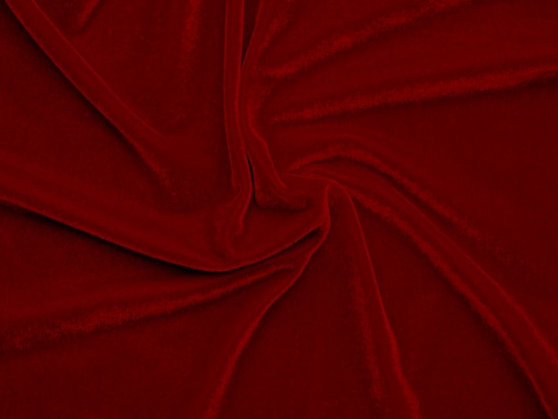Textura de tecido de veludo vermelho usado como fundo Fundo de tecido vermelho vazio de material têxtil macio e liso Há espaço para textx9