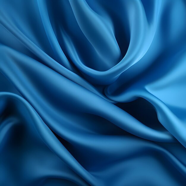 Textura de tecido Fundo de pano azul