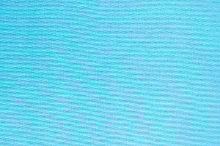 Foto textura de tecido limpo em azul.