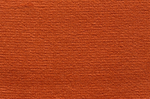 Textura de tecido saturado em cor laranja quente