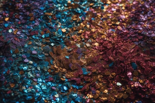 Textura de tecido vibrante e colorida Generative AI