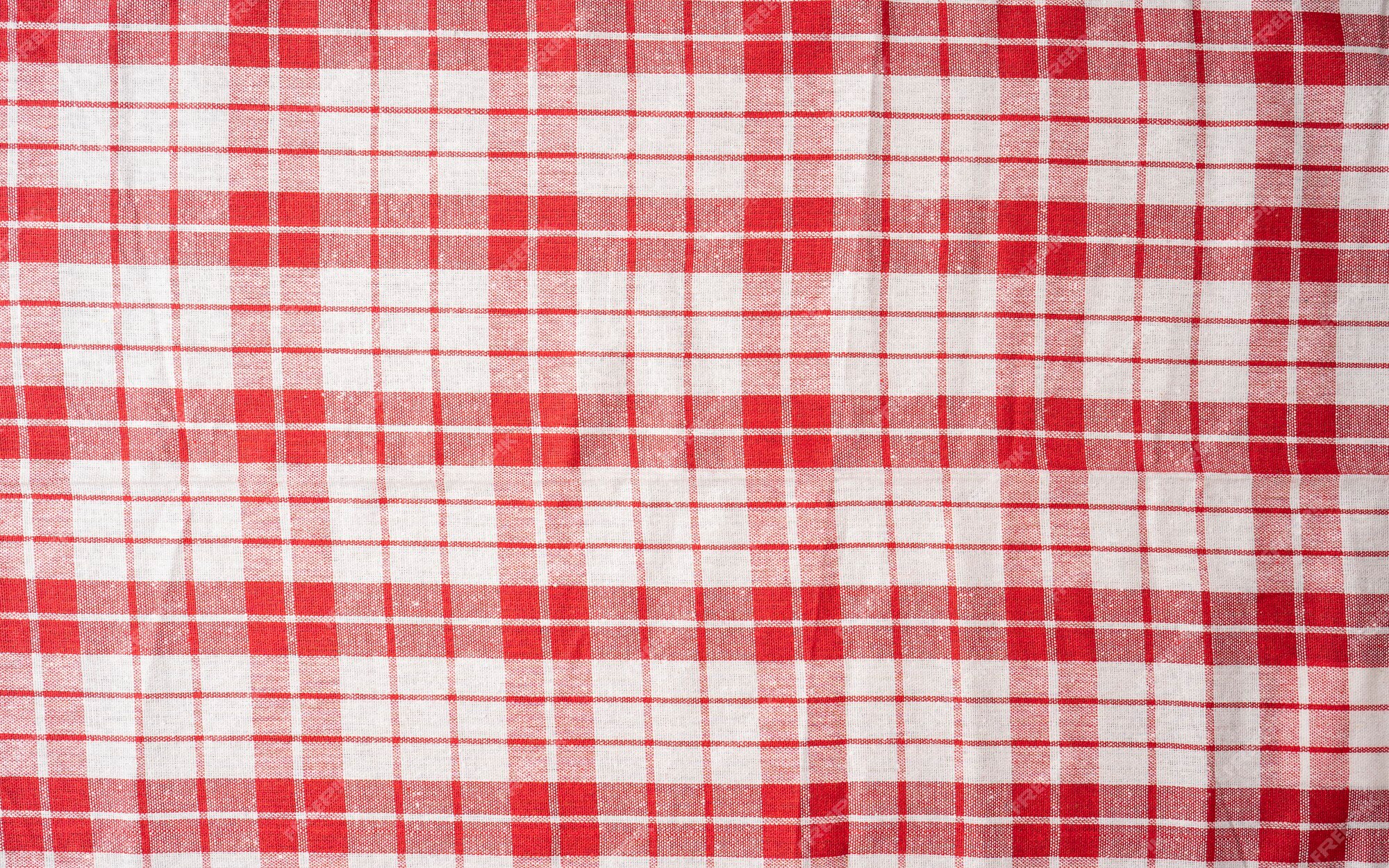 pano de mesa xadrez vermelho com branco [download] - Designi