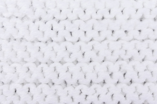 Textura de tricô para cor branca