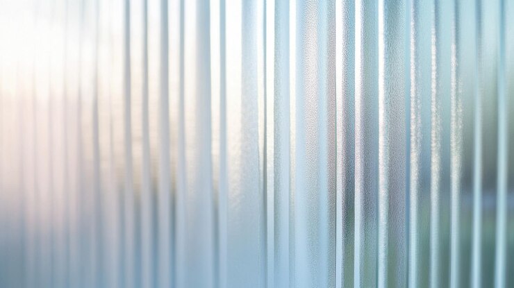 Textura de vidro abstrata com gotículas de água de fundo