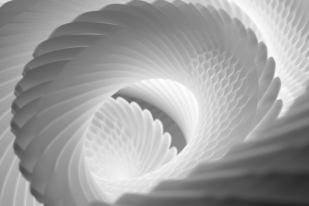Textura de decoración de papel tapiz de fondo de patrón geométrico abstracto blanco futurista