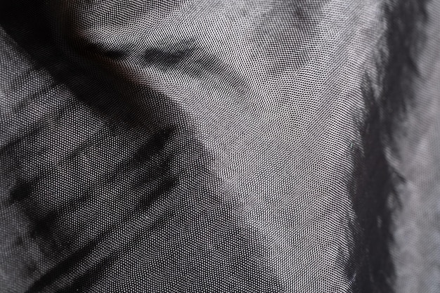 Textura de degradado de ropa de cama negra estilo de curva borrosa de tela de lujo abstracta