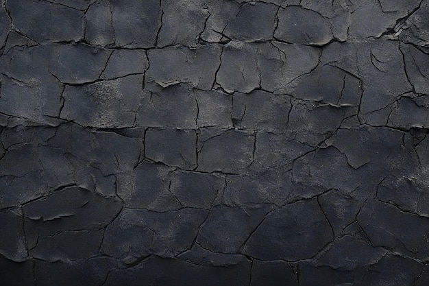 Foto textura detallada y oscura de la pared de piedra