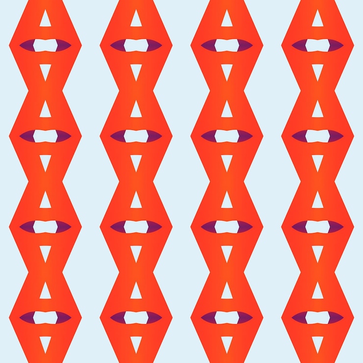 Foto textura de diseño de fondo de papel tapiz de tela de patrón geométrico sin costuras