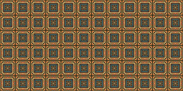 Textura de diseño de tela de caleidoscopio abstracto de patrones sin fisuras étnicos