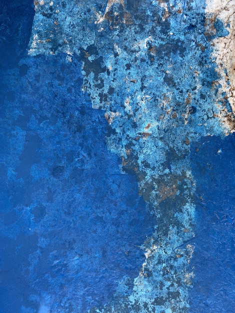 Textura do velho muro de concreto azul fantasma para fundo