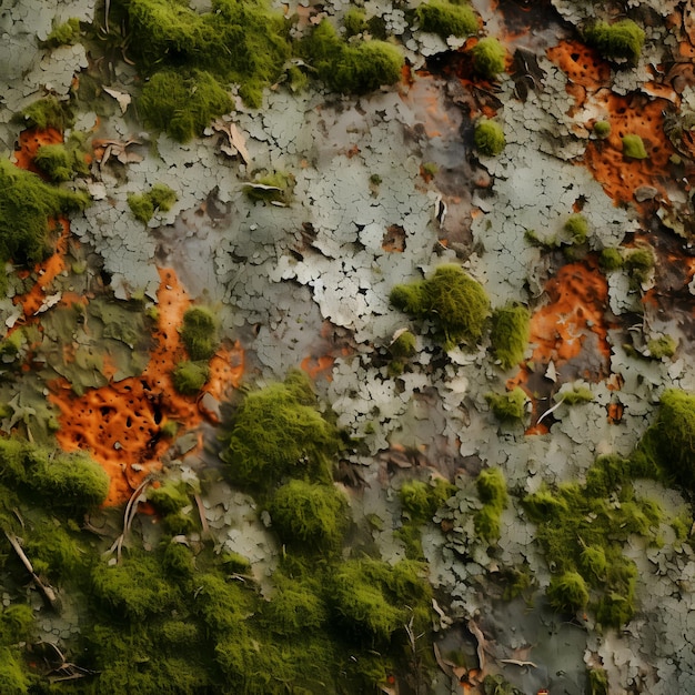 Foto textura dos líquenes