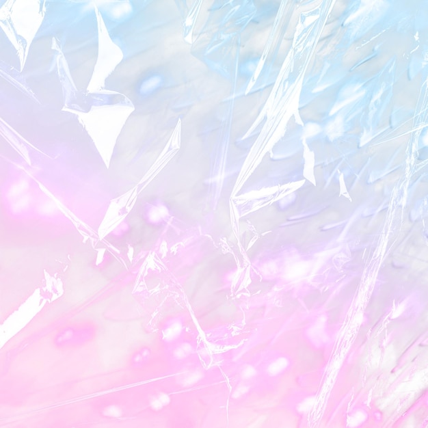 Textura de envoltura de plástico png pastel con brillo de fondo