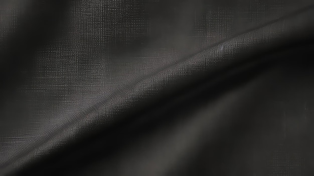 Textura escénica de lino negro de alta calidad