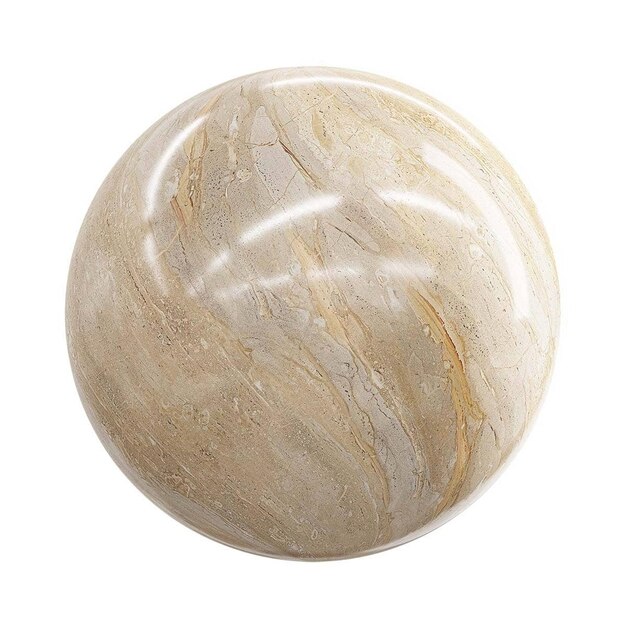 Textura de la esfera de mármol beige
