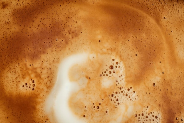 Foto textura de la espuma de café