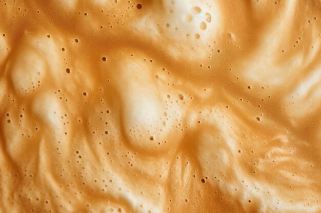 Textura de la espuma de café