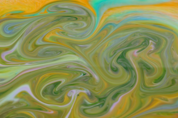 Textura fluida de arte. Plano de fundo multicolorido abstrato em líquido