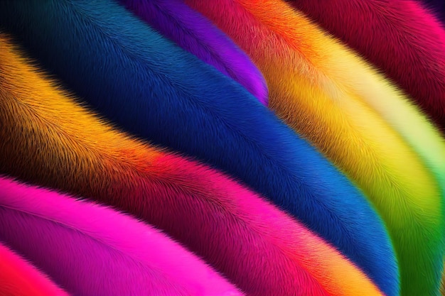 Textura fofa de fundo de pele sintética pastel colorida