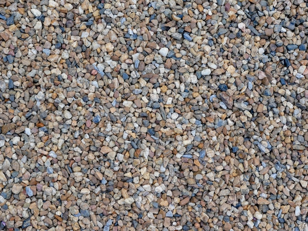 Textura de fondo abstracto, piedras coloridas del mar, vista superior