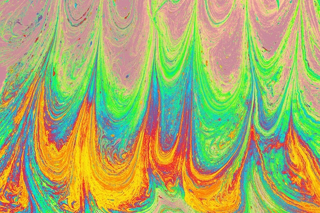 Textura de fondo abstracto con pintura marmoleada de Ebru con patrones circulares