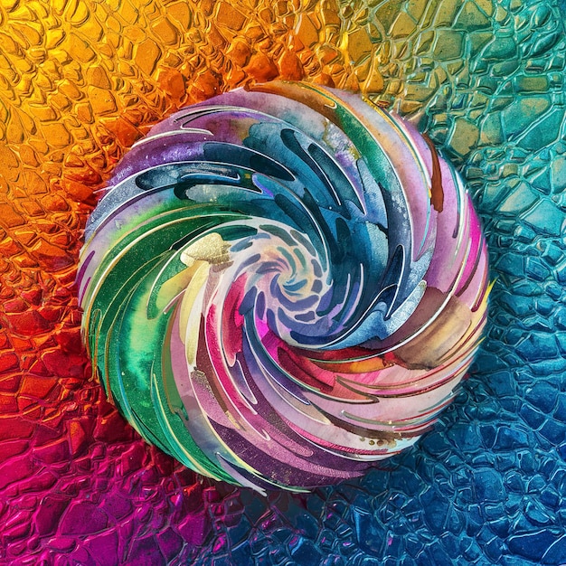 Textura de fondo de acuarela de colores abstractos y detallados