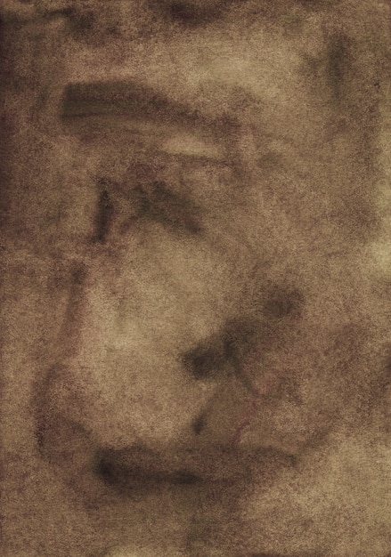 Foto textura de fondo acuarela marrón oscuro, pintado a mano. fondo marrón chocolate antiguo abstracto acuarela.