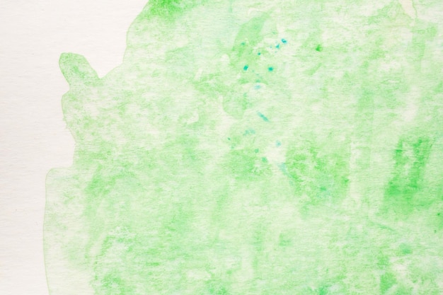 Textura de fondo de acuarela verde abstracta en primer plano