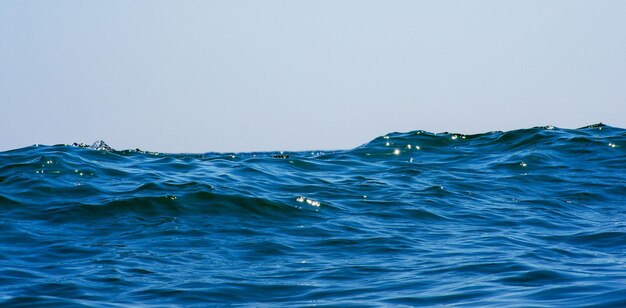 Textura de fondo de agua de mar azul