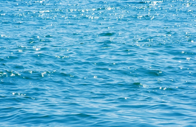 Textura de fondo de agua de mar azul