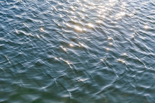 Textura de fondo de agua de río azul