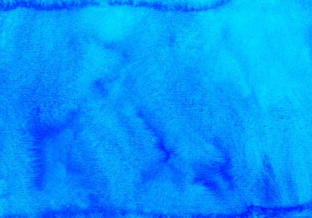 Textura de fondo azul brillante acuarela