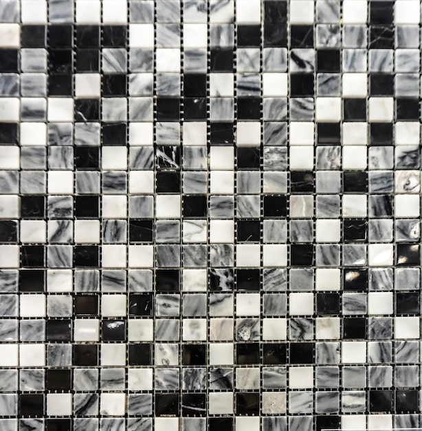 Foto textura de fondo azulejos de cerámica mosaico color gris